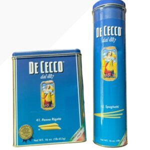 Vintage DE CECCO Pasta Tins